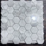 Msi Calacatta Cressa Hexagon 12X12 Mosaic Tile CALCRE-2HEX Gray White Marble X6 New. Price: $120.00.