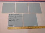 5 Pcs. Waterfall Blue: 4-1/4" Glossy Ceramic By Daltile, Light Blue, New Open. Price: $18.55.