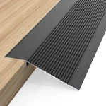 Floor Transition Strip, Aluminum 36&APOS;&APOS;X4&APOS;&APOS;, Black New. Price: $44.75.