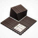 Idzo Interlocking Deck - 10PCS Waterproof Acacia Wood Patio Tiles, Floo... New. Price: $52.31.