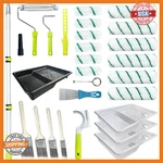 Paint Roller Kit With Extension Pole, 28 Pcs Set, 2-4 Ft 4"9" New. Price: $59.50.