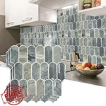Vamos Tile Peel And Stick Backsplash Grayish Blue Marble 10 Sheets New. Price: $44.99.