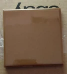 Usctco Romany Usa 4-1/4 Wall Tile 1950 Gloss Chocolate Brown Mocha Ceramic Vtg Open. Price: $27.90.