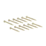 M-d Building Products 21485 1-1/4 In. Satin Brass Floor Metal Screw Nails 12CT New. Price: $6.57.