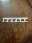 Schluter Coved Shaped Profile Tile Edging Trim Tan Anodized 2-1/2" Open. Price: $9.25.