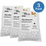 Tavy Basix Tile Spacers 1/8" White 500/BAG 3 Pack New. Price: $13.18.