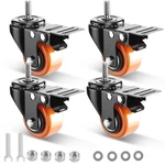 Inch Wheels, Threaded Stem Casters Set Of 4 Heavy Duty, 1/2"-13 X (sc New. Price: $27.57.