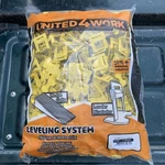 United 4 Work Tile Leveling System 1/16" Clips New Unopened Sealed Bag!. Price: $28.95.