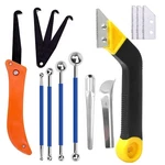 14PCS Grout Removal Tool, Caulking Tools Tile Saw And Han... New. Price: $17.20.