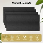 Tonor Dual-layer Thickened Acoustic Wall Panels Self Adhesive, Pack 47.2X23... New. Price: $53.95.