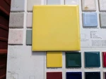 Pcs American Olean Designer Accent 4-1/4" Canary Yellow 102 Ceramic Tile New. Price: $13.50.