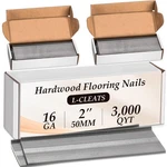 3000 Counts Gauge Flooring Nails, 2 Inch Length L-cleat For Hard... New. Price: $87.84.