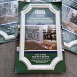 One Evertrue Scalloped Corner Panels Frame 14" X 23" White Decor Molding Wall New. Price: $65.66.