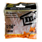 M-d 49164 Tile Spacer, 3/16 In Thick, Pack Of 150 New. Price: $10.51.