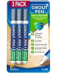 Grout Pen Grey Tile Paint: Waterproof, Narrow 5MM Tip (7ML) - 3 Pack New. Price: $29.97.
