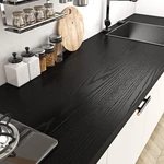 Livelynine 15.8X197 Thick Black Wood Contact Paper Peel And Stick Countertops Fo New. Price: $29.60.