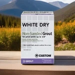 Custom Building Product WDG5 Lb Non-sanded White Tile Grout New. Price: $27.00.