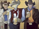 Western Art Ceramic Accent Tile - Decorative Wall Jann Harrison JHA011AT New. Price: $22.95.