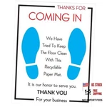 Heavy Duty Paper Floor Mats - Disposable Protector Carpet New. Price: $53.89.