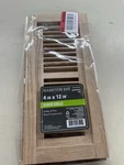 4X12 Unfinished Oak Wood Hampton Bay Floor Grille Register Vent 2-WAY Flow New. Price: $27.99.