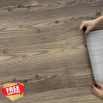 Lareko Peel Stick Floor Tile Dark Brown 52 Sqft Waterproof Roll New. Price: $81.99.