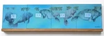 Reflective Expressions Waterline Pool Tile Manatee Scene 6" 24" Kevin Brant Open. Price: $29.99.