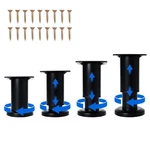 Pcs Adjustable Height Furniture Support Legs With Screws 3.15-4.72 Inch, Met New. Price: $28.65.