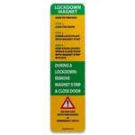 New And Improved! Magnetic Strips For School Lockdowns -durable 30MIL Magneti.... Price: $130.86.