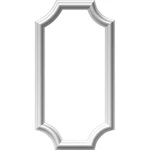 Ekena Millwork PNL12X24AS-02-CASE-2 Ashford Molded Scalloped Wainscot Wall Pa... New. Price: $93.87.