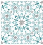 Floorpops FP2949 Radiance Peel & Stick Tile Blue New. Price: $26.80.