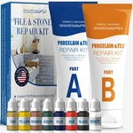 Ceramic Tile Repair Kit Porcelain Enamel Fiberglass Acrylic Crack Chip Hole Fix New. Price: $30.99.