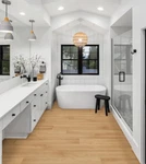 Mohawk Home Bloomington Oak 15.65 Sq Ft 100% Waterproof Plank Flooring Open. Price: $37.43.