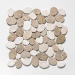 Cruz Bay Studio XC3R Coin Marble 11" Pebble And Rock Tan / Off-white New. Price: $137.66.