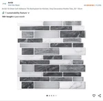 ART3D 10 Pieces Peel And Stick Kitchen Backsplash Tiles Self Adhesive New. Price: $19.84.