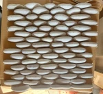 Island Stone Pebble Tiles 6 Sqft+ White Backsplash/border/shower/accent New. Price: $99.99.