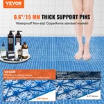 Interlocking 55PCS Blue, Drainage Tiles 12" X Splicing, New. Price: $110.17.
