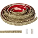 0.8" X16.4FT Champagne Gold Crown Molding Trim - Peel And Stick 3D Floral Wal... New. Price: $34.32.