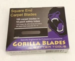 Better Tools 20102T Gorilla Blades 3G Extreme Square End Carpet 100PK Open. Price: $19.99.