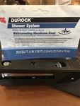 Usg Durock Shower System- Waterproofing Membrane 5" X 50' Roll New. Price: $55.00.