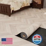 Oxdigi Peel And Stick Herringbone Vinyl Flooring Roll 23X 196/32 Sq.ft Self New. Price: $66.66.