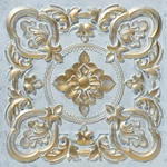 Gaby Aged White Gold Pvc Ceiling Tiles - 100 Sq.ft Case, 2' X Size New. Price: $664.99.