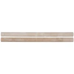 Msi Mp-ivo Ivory Pencil Molding 0.75"X12" Honed Travertine Wall Tile Local Only!. Price: $99.99.