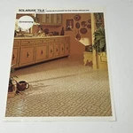 1976 Armstrong Vinyl Asbestos Solarian Tile Catalog Sample Brochure Good. Price: $13.56.