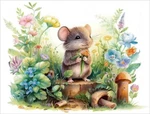 Baby Mouse Accent & Decor Tile Designs Animal Art WDW142AT New. Price: $33.95.