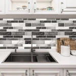 20PCS Peel And Stick Backsplash Thickened Subway Tiles, 12"X12", Cover Sq.ft. New. Price: $46.99.