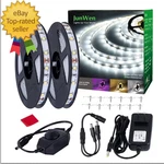 40FT Daylight White Led Strip 6000K 12V Dimmable Flexible Tape In Unique New. Price: $26.99.