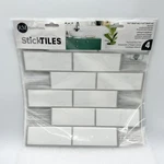 Roommates 10.5" X White Subway Peeln'stick Tiles (set 4 Sheets) Brand New. Price: $18.93.