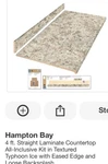 Hampton Bay Laminate Countertops 4' Straight Kit Included New. Price: $99.99.
