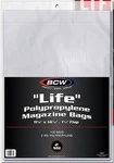 Case 1000 Bcw Life Magazine 2 Mil Acid Free Archival Poly Bags 11 1/8 X 14 New. Price: $154.99.