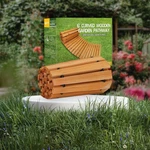 Reliancer 6' Wooden Garden Pathway,outdoor Roll Cedar Curved Walkway New. Price: $35.00.